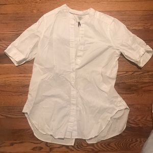 White button down